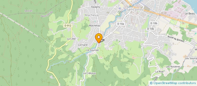 localisation de l'entreprise MADAME MARIE-GINETTE RHEAULT  SAINT-JORIOZ