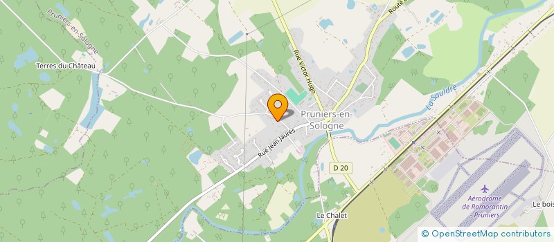 localisation de l'entreprise MADAME MARIE GIRARD  PRUNIERS-EN-SOLOGNE