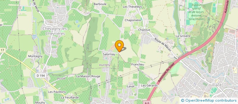 localisation de l'entreprise MADAME MARIE GIRARD  HURIGNY