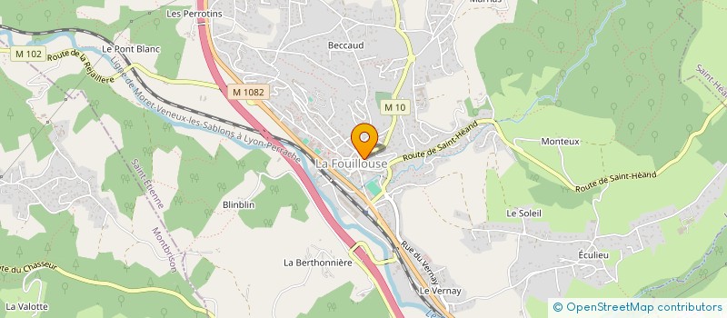 localisation de l'entreprise MADAME MARIE GIRARD  LA FOUILLOUSE