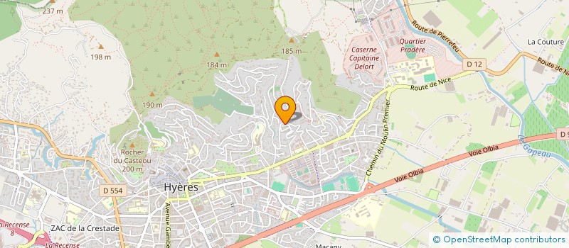 localisation de l'entreprise MADAME MARIE GIRARD  HYERES