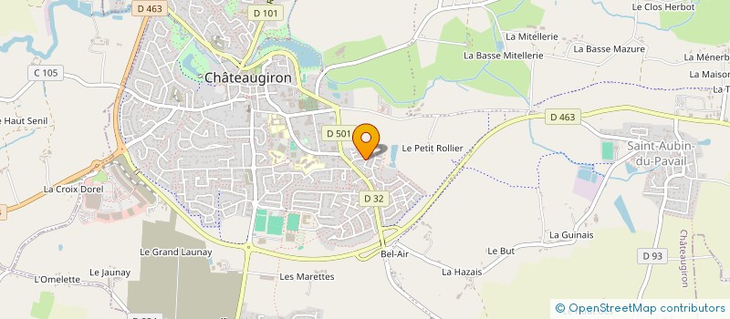 localisation de l'entreprise MADAME MARIE GIRARDIN  CHATEAUGIRON