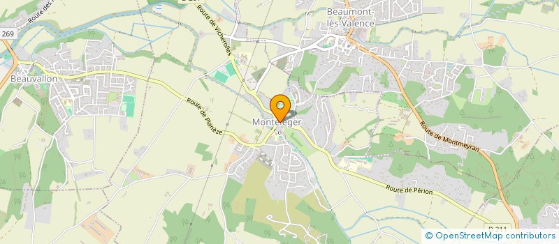 localisation de l'entreprise MADAME MARIE GIRAUD  MONTELEGER