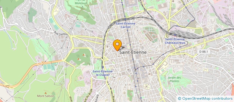 localisation de l'entreprise MADAME MARIE GIRAUD à SAINT-ETIENNE
