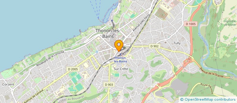 localisation de l'entreprise MADAME MARIE GIRAUD à THONON-LES-BAINS
