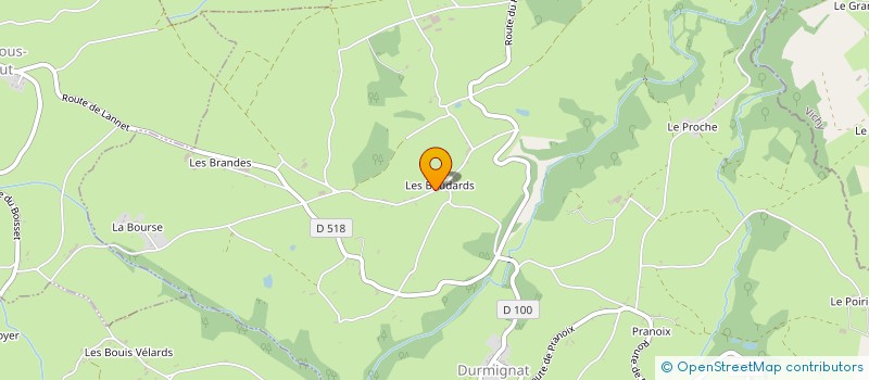 localisation de l'entreprise MADAME MARIE GIRAUDET  DURMIGNAT