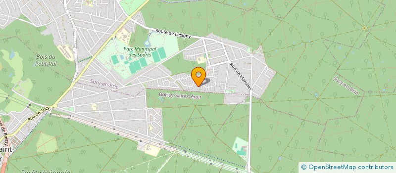 localisation de l'entreprise MADAME MARIE GIROD  SUCY-EN-BRIE