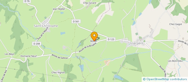 localisation de l'entreprise MADAME MARIE GIRONDE  ISSERPENT