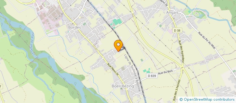 localisation de l'entreprise MADAME MARIE-GISELE DIEME  BOEIL BEZING