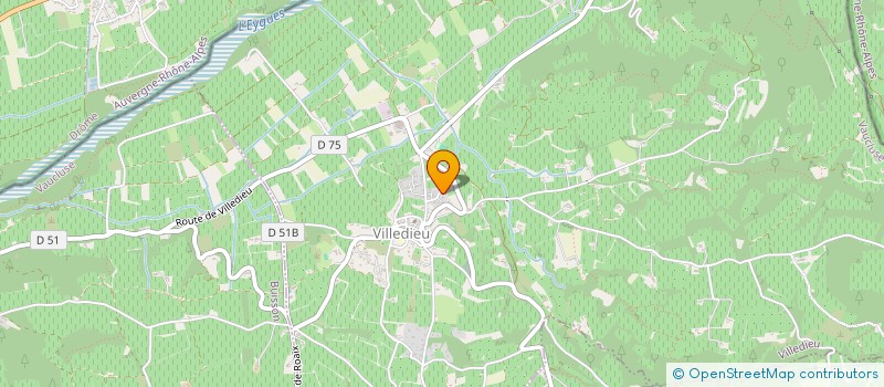 localisation de l'entreprise MADAME MARIE GISLARD  VILLEDIEU