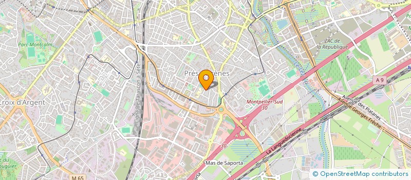 localisation de l'entreprise MADAME MARIE-GLADYS LECOCQ  MONTPELLIER