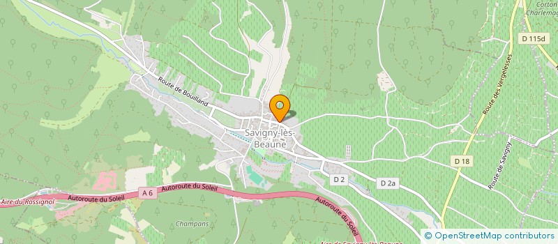 localisation de l'entreprise MADAME MARIE GLANTENAY  SAVIGNY-LES-BEAUNE