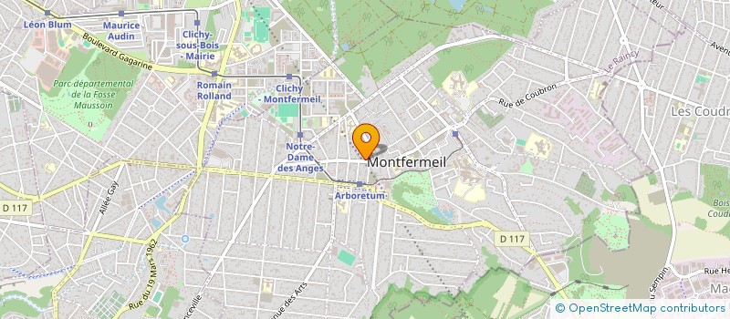 localisation de l'entreprise MADAME MARIE GLAVIEUX  MONTFERMEIL