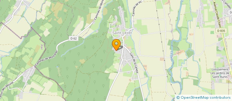 localisation de l'entreprise MADAME MARIE GLEDEL  SAINT-LEZER