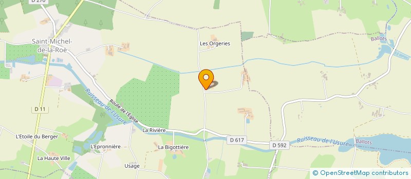 localisation de l'entreprise MADAME MARIE GLEMATS  ROE (LA)