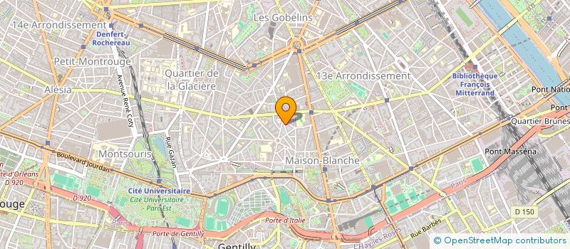 localisation de l'entreprise MADAME MARIE GLOAGUEN  PARIS