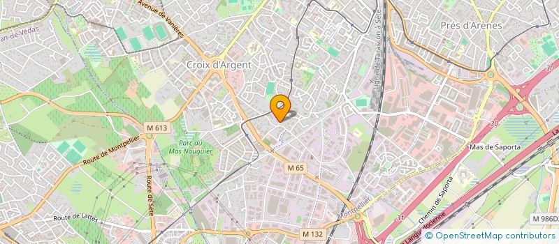 localisation de l'entreprise MADAME MARIE-GLORIA BOGNON  MONTPELLIER