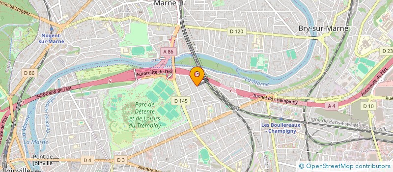 localisation de l'entreprise MADAME MARIE GLOWACKI  CHAMPIGNY-SUR-MARNE