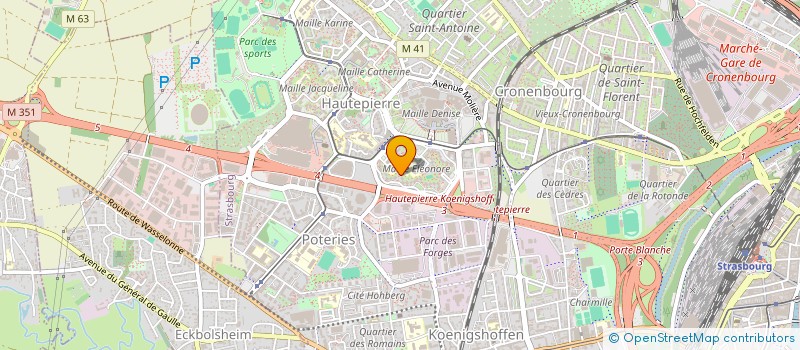 localisation de l'entreprise MADAME MARIE GOBERT à STRASBOURG