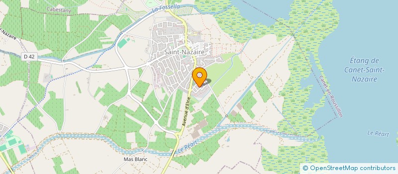 localisation de l'entreprise MADAME MARIE GOBERT  SAINT-NAZAIRE