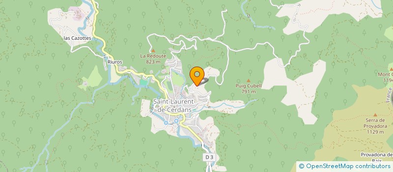 localisation de l'entreprise MADAME MARIE GOBET  SAINT-LAURENT-DE-CERDANS