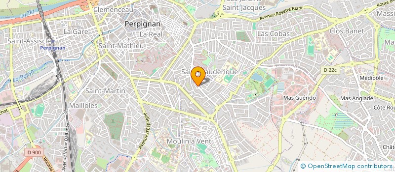 localisation de l'entreprise MADAME MARIE GOBILLARD  PERPIGNAN