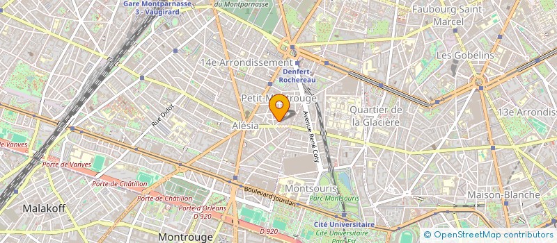 localisation de l'entreprise MADAME MARIE GODARD  PARIS