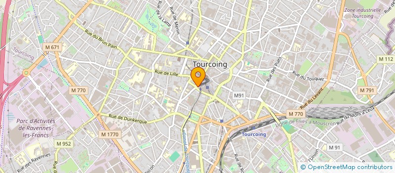 localisation de l'entreprise MADAME MARIE GOEMAERE  TOURCOING