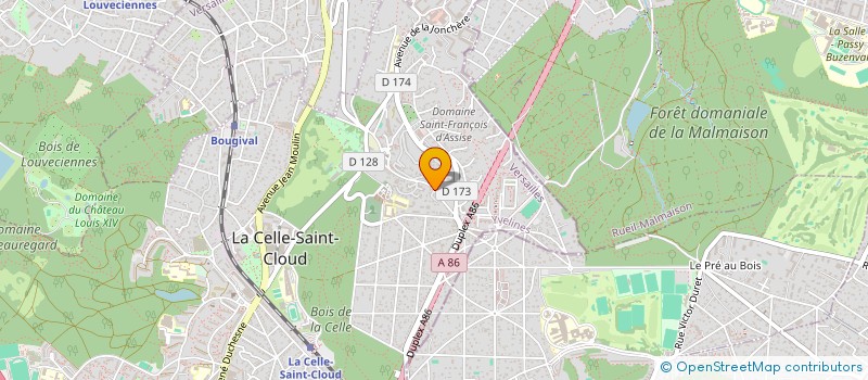 localisation de l'entreprise MADAME MARIE GOFFAUX  LA CELLE-SAINT-CLOUD