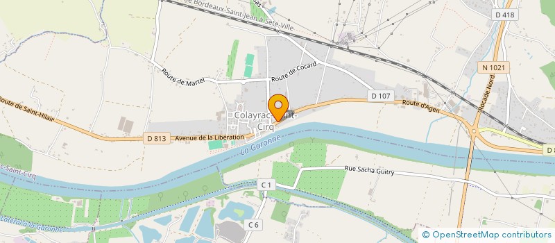 localisation de l'entreprise MADAME MARIE GOIRAND  COLAYRAC-SAINT-CIRQ