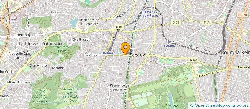 localisation de l'entreprise MADAME MARIE GOLDSCHILD à SCEAUX