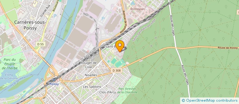 localisation de l'entreprise MADAME MARIE GOMES  POISSY