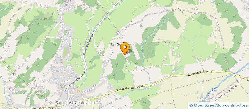 localisation de l'entreprise MADAME MARIE GOMEZ  SAINT-JUST-CHALEYSSIN