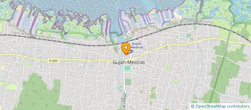 localisation de l'entreprise MADAME MARIE GONCALVES  GUJAN-MESTRAS