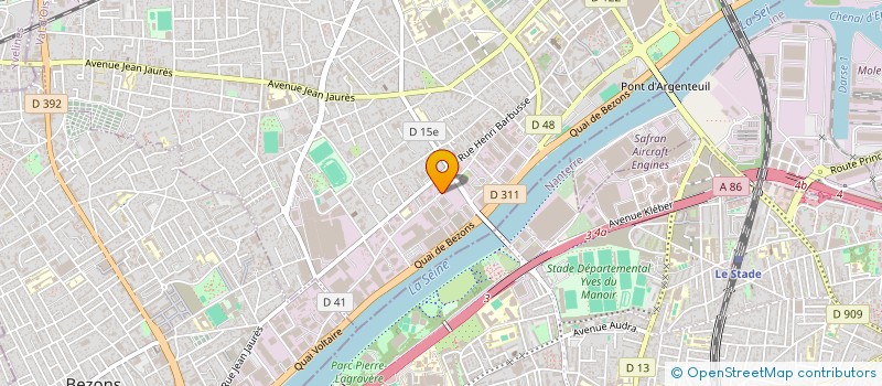 localisation de l'entreprise MADAME MARIE GONCALVES DA CUNHA  ARGENTEUIL