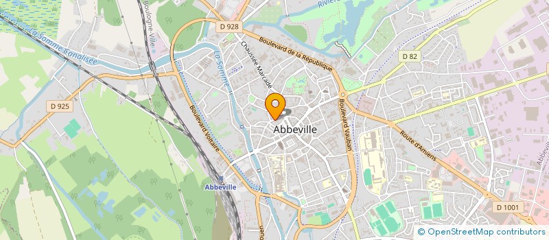 localisation de l'entreprise MADAME MARIE GONDRE à ABBEVILLE