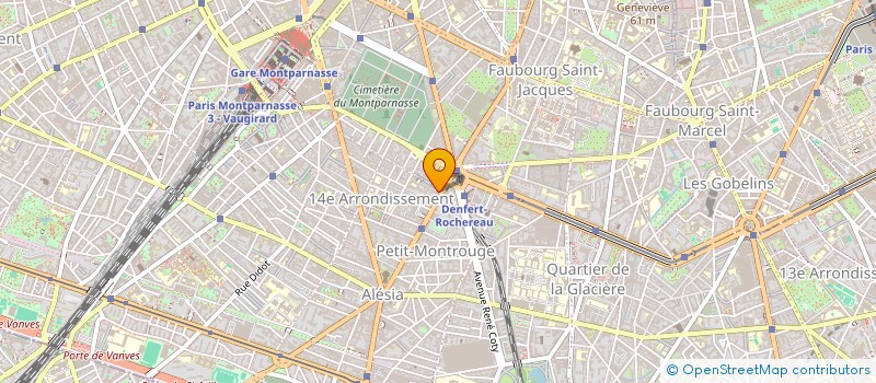 localisation de l'entreprise MADAME MARIE GONGUET  PARIS