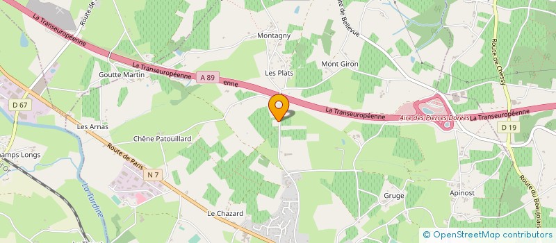 localisation de l'entreprise MADAME MARIE GONNET  BULLY