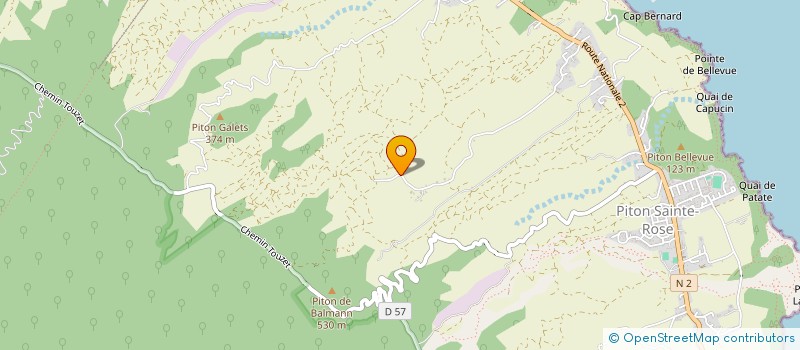 localisation de l'entreprise MADAME MARIE GONTHIER  SAINTE-ROSE