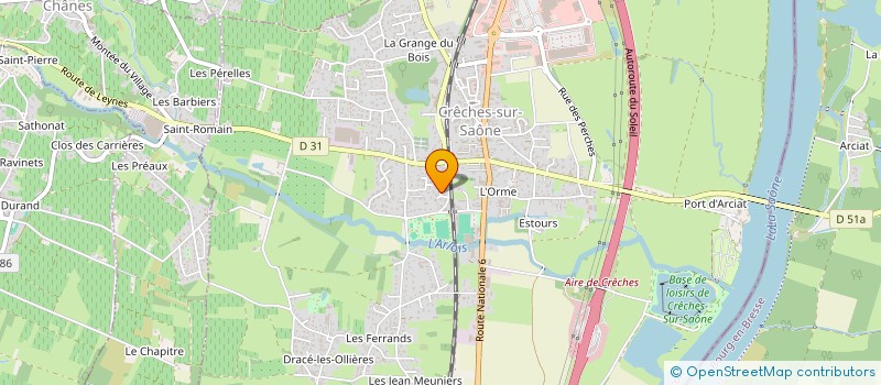 localisation de l'entreprise MADAME MARIE GONZALEZ à CRECHES-SUR-SAONE