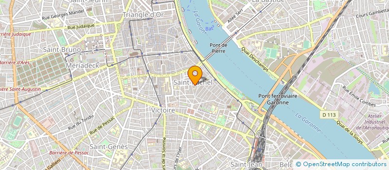 localisation de l'entreprise MADAME MARIE GONZALEZ à BORDEAUX