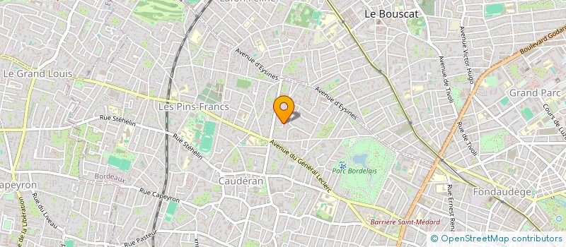 localisation de l'entreprise MADAME MARIE GONZALEZ  BORDEAUX