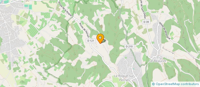 localisation de l'entreprise MADAME MARIE GORE  LA ROQUE-SUR-PERNES