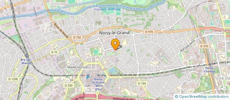 localisation de l'entreprise MADAME MARIE GORIN  NOISY-LE-GRAND