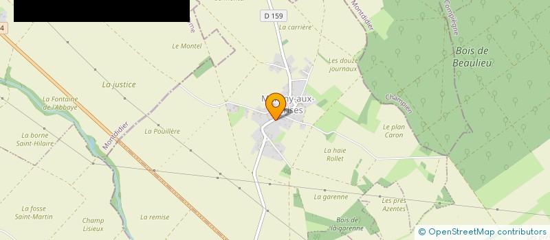 localisation de l'entreprise MADAME MARIE GORON  MARGNY-AUX-CERISES