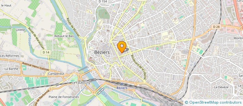 localisation de l'entreprise MADAME MARIE GORRETA à BEZIERS