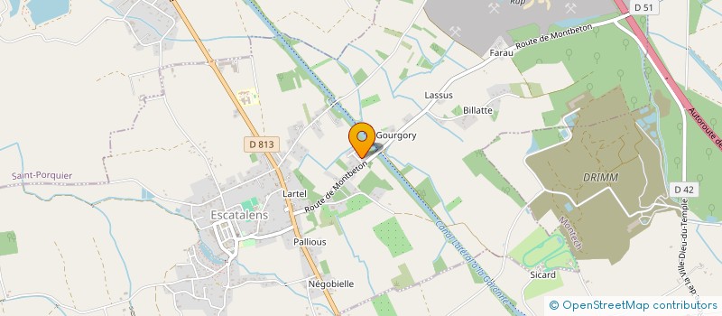 localisation de l'entreprise MADAME MARIE GOTTARDI  ESCATALENS