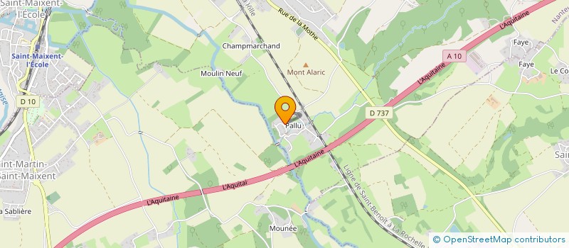 localisation de l'entreprise MADAME MARIE GOUBAND  NANTEUIL