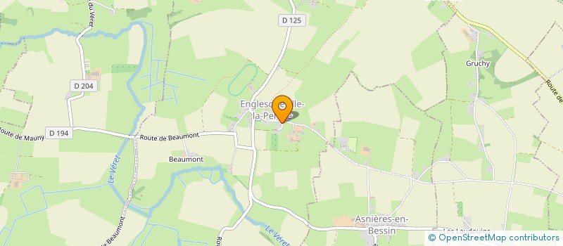 localisation de l'entreprise MADAME MARIE GOUBARD  ENGLESQUEVILLE-LA-PERCEE