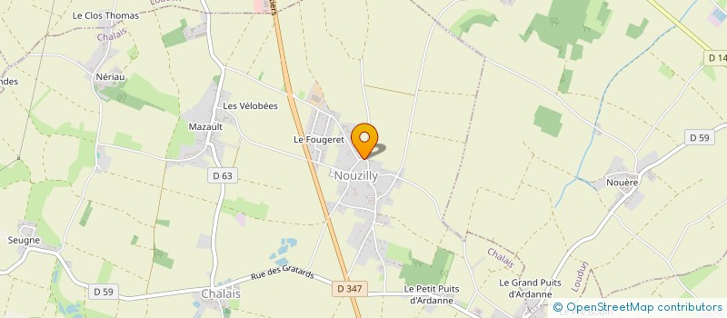 localisation de l'entreprise MADAME MARIE GOUBAULT à CHALAIS